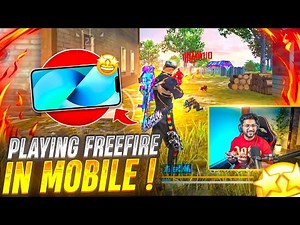 Playing FreeFire In Mobile 📱 DONT MISS.! Bahut Acha Gameplay 😂 - FreeFire Telugu - Munna Bhai Gaming