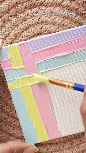 Aesthetic Acrylic painting idea for beginner's🎨✨ #art #artist #acrylicpainting #ytshorts