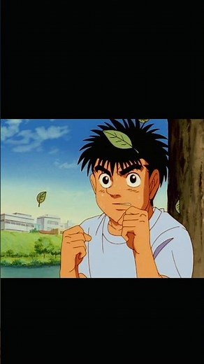 ippo tired and succeeded to catch leaves #boxing #ippo #takamura #anime