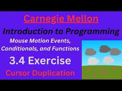 CM Intro to Programming Unit 3 Lesson 4 Exercise: Flowers and Clouds