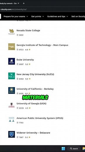 Millions of Study Notes Online — Docsity.com #shorts