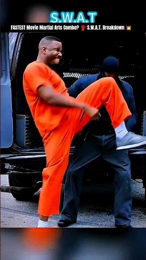 FASTEST Movie Martial Arts Combo🥊S.W.A.T. Breakdown💥 #Michaeljaiwhite #martialarts #fightingskills