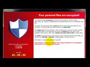 How to remove Your personal files are encrypted (CryptoLocker virus removal guide)