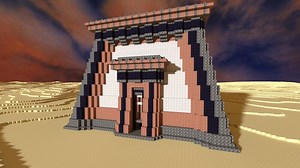 Egyptian Pylon & Walls  Tutorial Minecraft Map