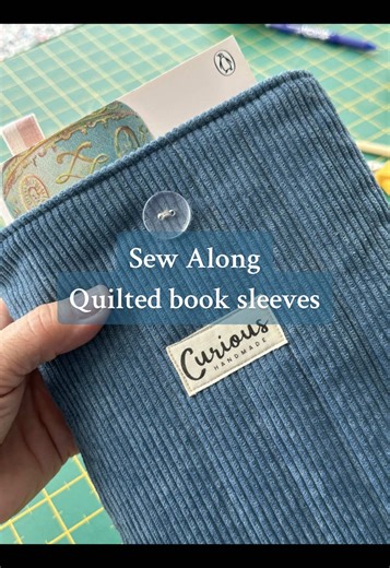 Sew Along: Easy Quilted Book Sleeve Project for Beginners