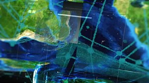 Business background Earth Connectivity 3D rendering