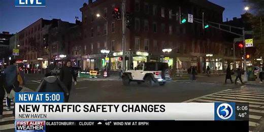 New Haven implements new traffic safety changes at major intersections
