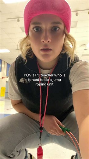 I’m literally just doing the best I can #peteacher #teacher #physicaleducation #jumprope