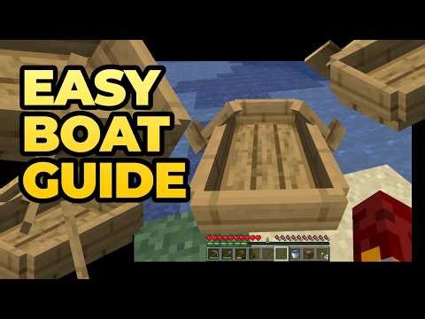 How to Craft & Use a Boat in Minecraft 1.21 (Java & Bedrock)
