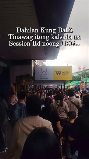 Tinawag itong Session Road dahil dito ginanap ang mga session (pulong) ng Ikalawang Philippine Commission mula Abril 22 hanggang Hunyo 11, 1904. Ang mga pulong na ito ang nagtakda sa Baguio bilang Summer Capital ng Pilipinas noong panahon ng mga Amerikano. #entertainment #dreamerboy #Baguio #baguiocity #SessionRoadBaguioCity #history | Dreamer Boy