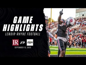 Lenoir Rhyne Football vs. Emory & Henry Highlights