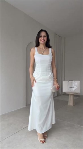 the perfect 🥀 our Basque Waist Gown 🤍 #fashion #model #beauty #style #outfit #shorts
