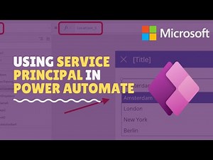 Using Service Principal in PowerAutomate