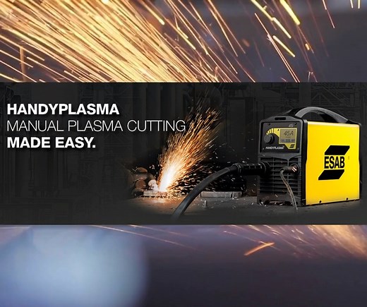 45K views · 1.6K reactions | Meet the HandyPlasma 35i-45i  ‍ Hand-held, light and portable power source for plasma cutting with a 220V 50/60 Hz single phase power supply. ‍ Very simple to use, with a colour LCD panel and all adjustments in just one knob.  Learn More: https://www.esabasia.com/asia/en/products/plasma/plasma-cutting-handheld/handyplasma-35i-45i.cfm | ESAB Asia Pacific | Facebook