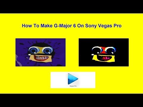 How To Make G-Major 6 On Sony Vegas Pro