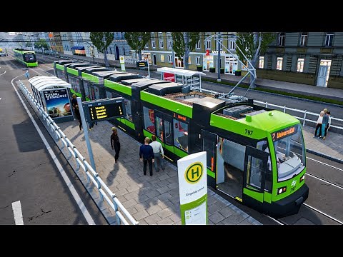 City Transport Simulator: Tram | Line 2 - Gameplay | Early Access