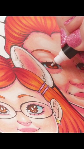 Drawing Mei Mei & Sun Yee from Turning Red