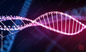 DNA Double Helix - Genetic Code motion background