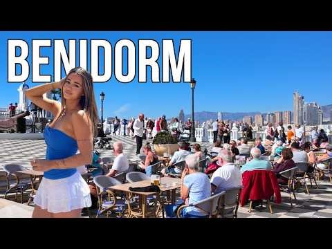 Benidorm Walking Tour 4K 🇪🇸 | Early Season Vibes Right Now