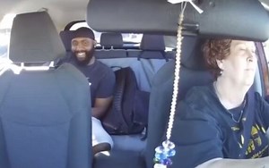 Granny From The Hood: 70-Year-Old Uber Driver Shows Off Her Rap Song To A Passenger!