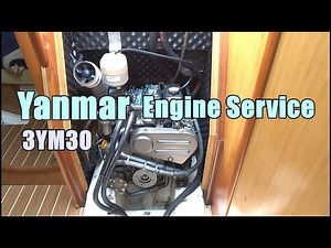Yanmar 3YM30 Engine service on Jeanneau Sun Odyssey