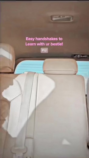 Bestie Easy Handshake Tutorial for Cousins and Sisters in Car