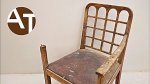 From firewood to fine art - restoring a rare antique chair
