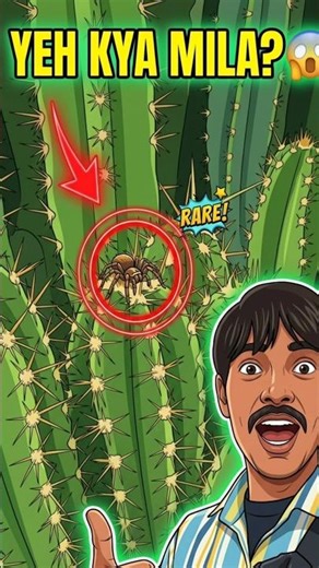Cactus Surprise 😲 | Rare Spider 🕷️🎀