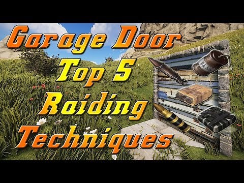 Rust Console How To Raid A Garage Door Explosive Ammo & Satchel Charge Top 5 Raiding Techniques 2021