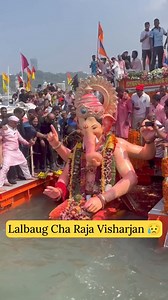 Lalbaugcha Cha Raja Visharjan 2024 #lalbaughcharaja #lalbaughcharaja2024 #lalbaughcharajavisarjan #facebookreels #shortsvideos | Vikas Daily Vlogs