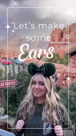 DIY Mickey and Minnie Mouse Ears Elastic Headband Tutorial