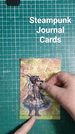 Steampunk Journal Cards
