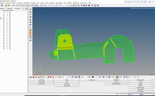 hypermesh3220-使用solid map功能创建六面体网格