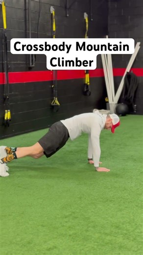 Crossbody Mountain Climbers: Build Core Strength, Oblique Control & Coordination 💥 #TrAkAthletics