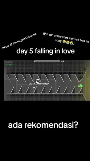 Experiencing Falling in Love Through Geometry Dash