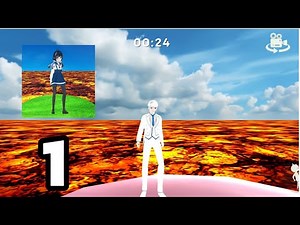 The Floor is Lava Game Parkour- Gameplay! (Android,IOS)