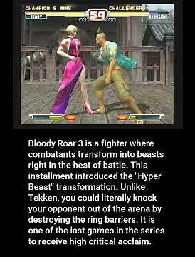 Bloody Roar 3 - the legendary PS2 fighting game! #ps2 #ps2games