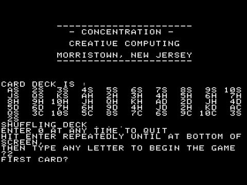 Apple I Longplay - Concentration