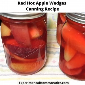 Red Hot Apple Wedges Canning Recipe
