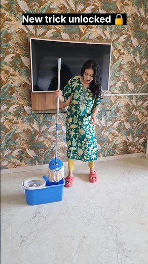 "New best mopping trick unlocked." 😉🤪🤣 #relatable #comedy #funny #shorts