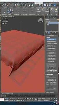 How to Create a blanket in 3ds Max #interiordesign #3dsmax #blanket