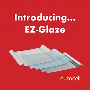 4.2K views · 14 reactions | NEW to Eurocell: EZ Glaze™ Lightweight and easy to install, the glass-look profiled polycarbonate panel is as elegant as glass but over 200 times stronger.  Choose from 3 colours  3mm thickness  2.5m, 3m, 3.5m, 4m and 6m lengths PLUS, EZ Glaze complies with the most demanding international fire resistance standards in the field of plastic. Shop online or in branch today: https://bit.ly/3TCiM2q | Eurocell | Facebook