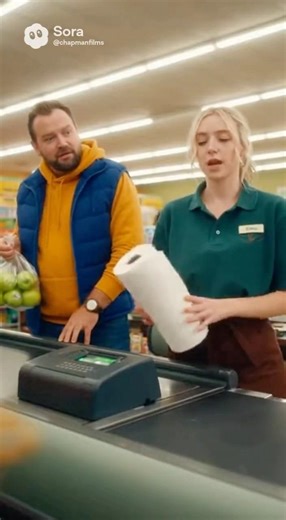 Cashier tells Customer off. #funny