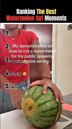 Ranking The Best Watermelon Cut Moments 🥲 #usa