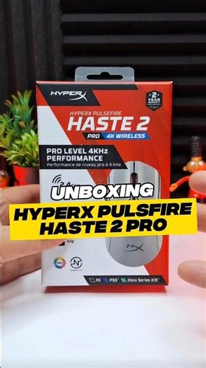 HYPERX PULSEFIRE HASTE 2 PRO 4K WIRELESS 🔥😎 Unboxing Express #hyperx #hyperxpulsefire