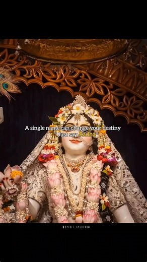 Just Say "RADHA"🦚💖 #krishna #status #fyp #shortfeed #trending #ytshorts #yt #viral #radheradhe #love
