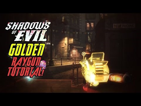 Black Ops 3 How To Get The Golden Raygun On Shadows of Evil! (BO3 GOLDEN RAYGUN EASTER EGG)