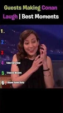 Guests Making Conan Laugh Best Moments