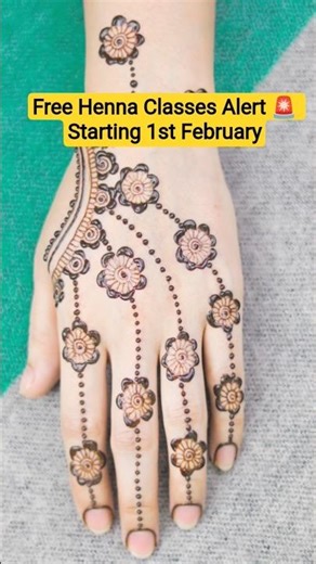 FREE Henna Classes | Feb 1 Onwards | Subscribe