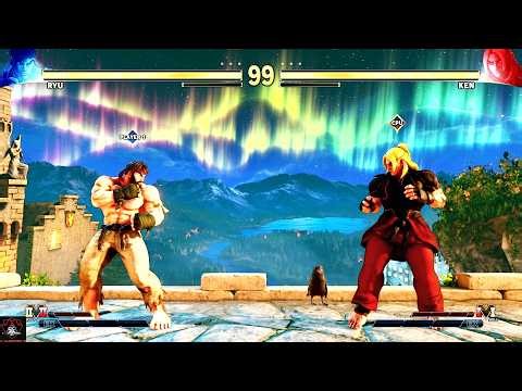 Street Fighter V: Champion Edition (SFV CE) Gameplay [PC] - Ryu VS Ken [Crazy Battle]